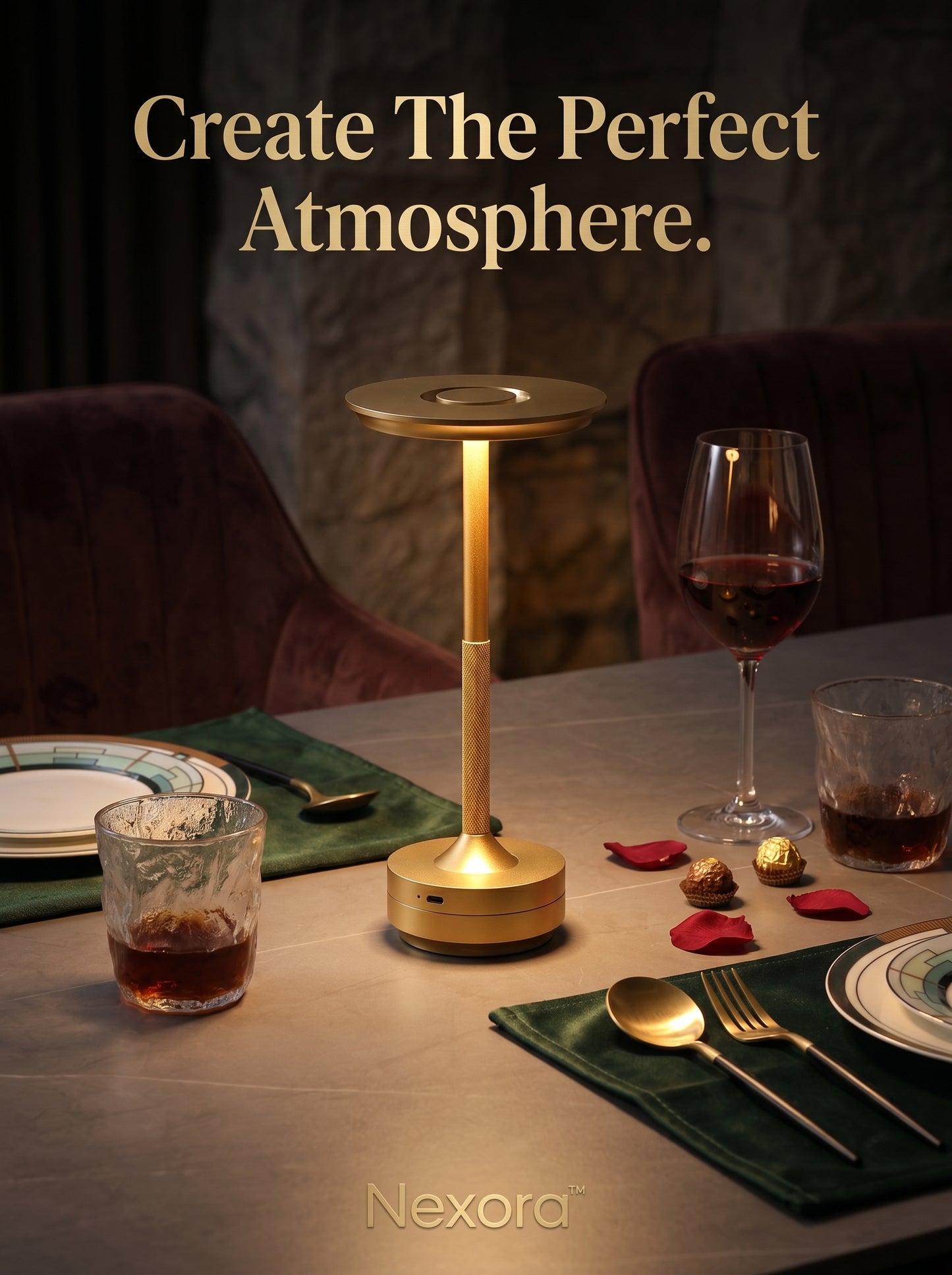 AuraBeam Touch Table Lamp