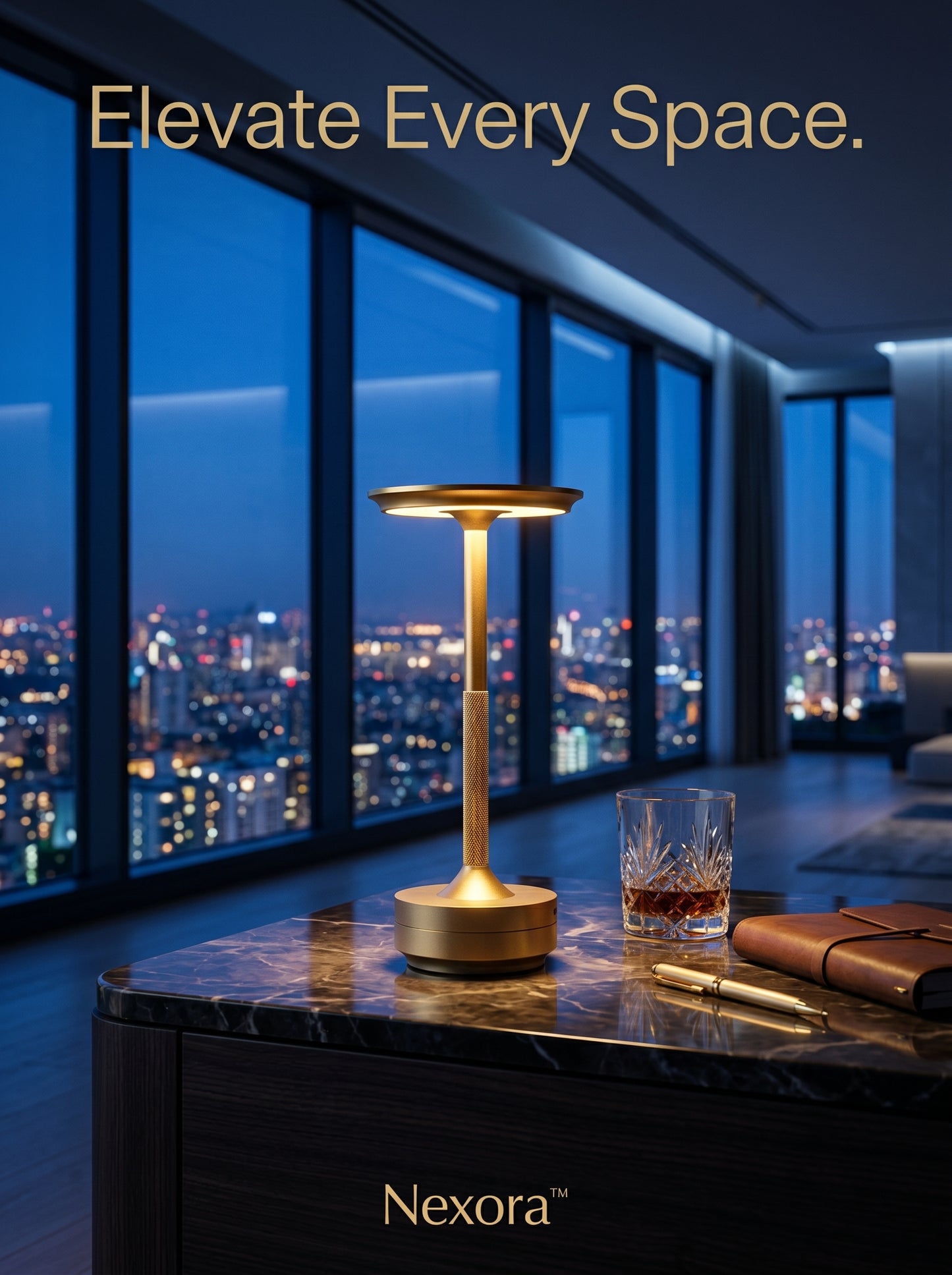 AuraBeam Touch Table Lamp
