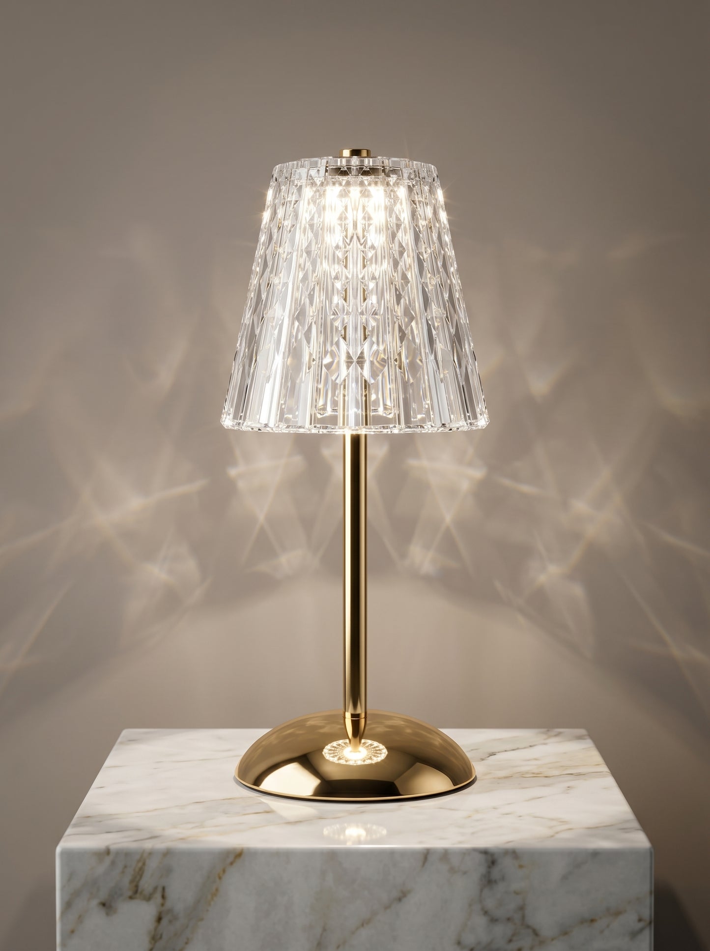DiamondGlow Touch Lamp