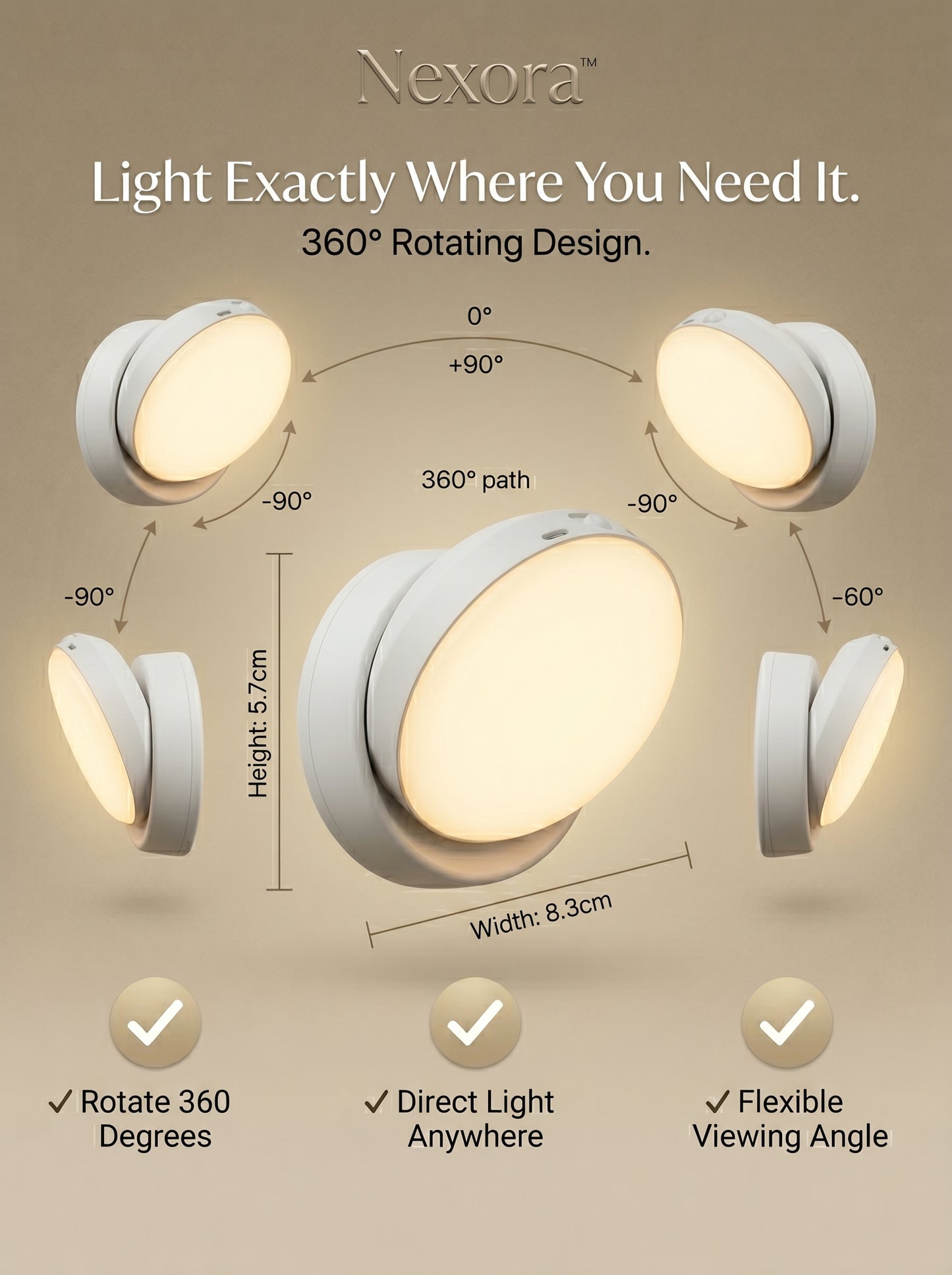 OrbitGlow Motion Light