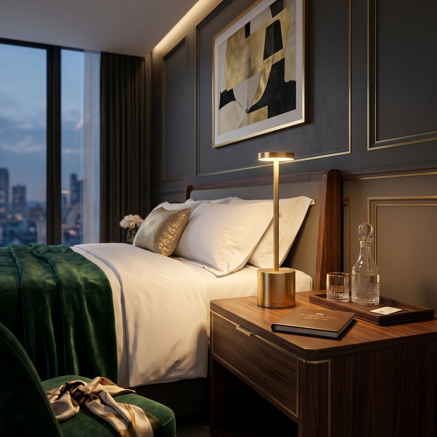 AuraGlow Touch Table Lamp