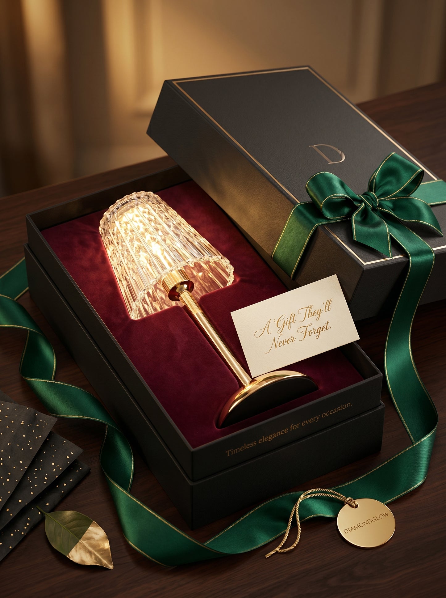 DiamondGlow Touch Lamp