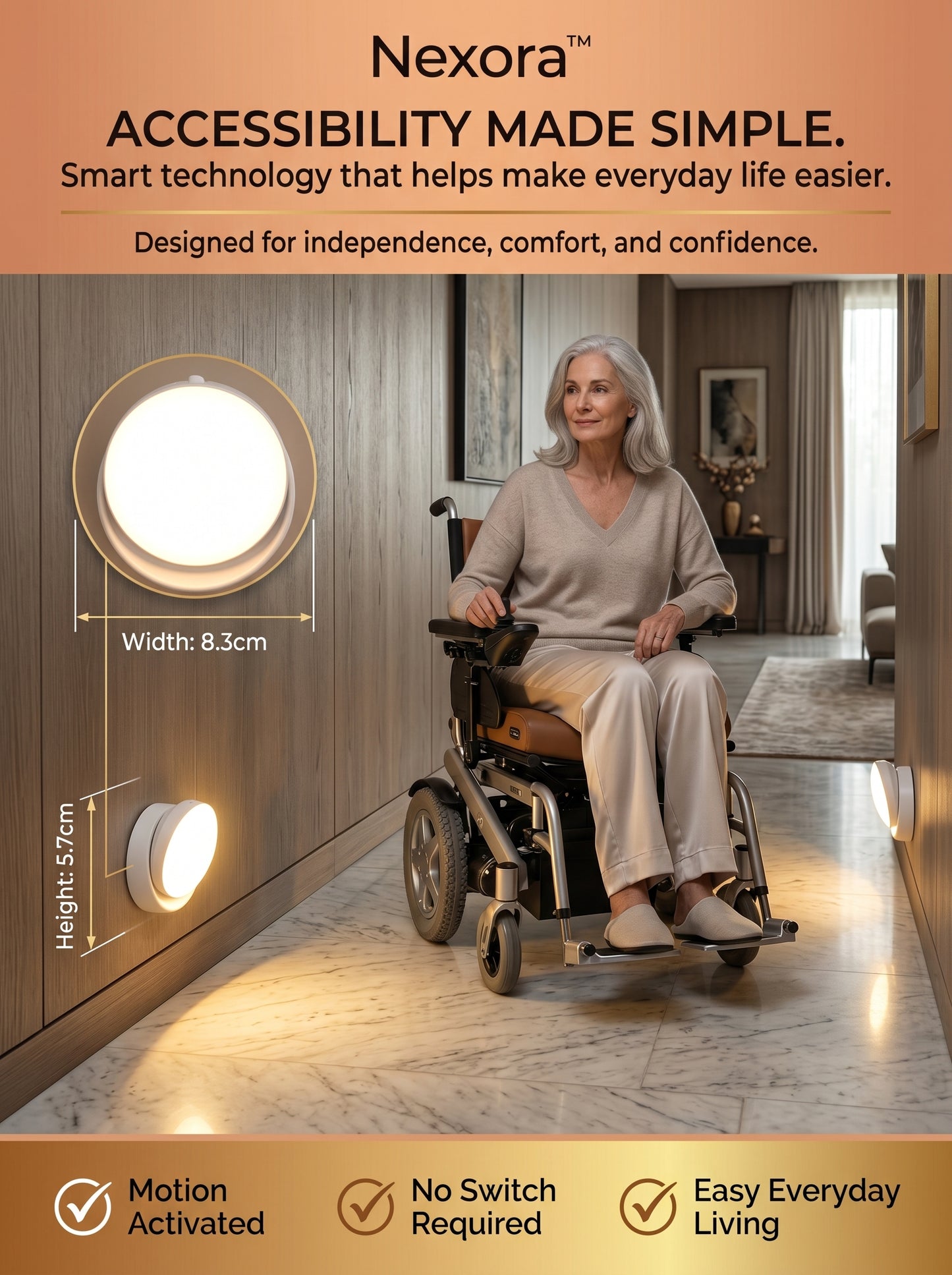 OrbitGlow Motion Light