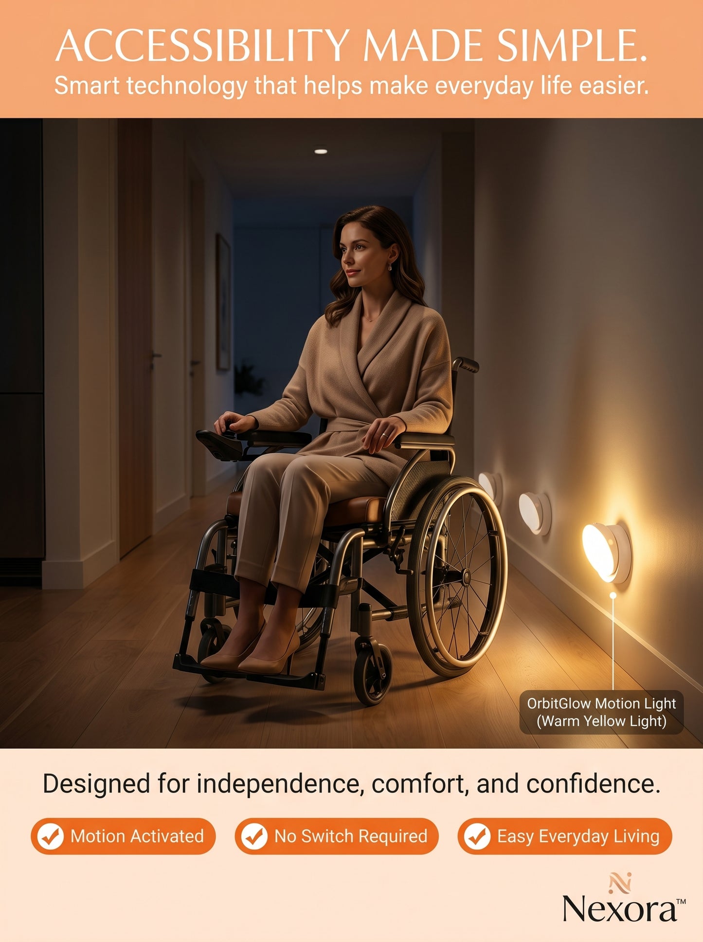 OrbitGlow Motion Light