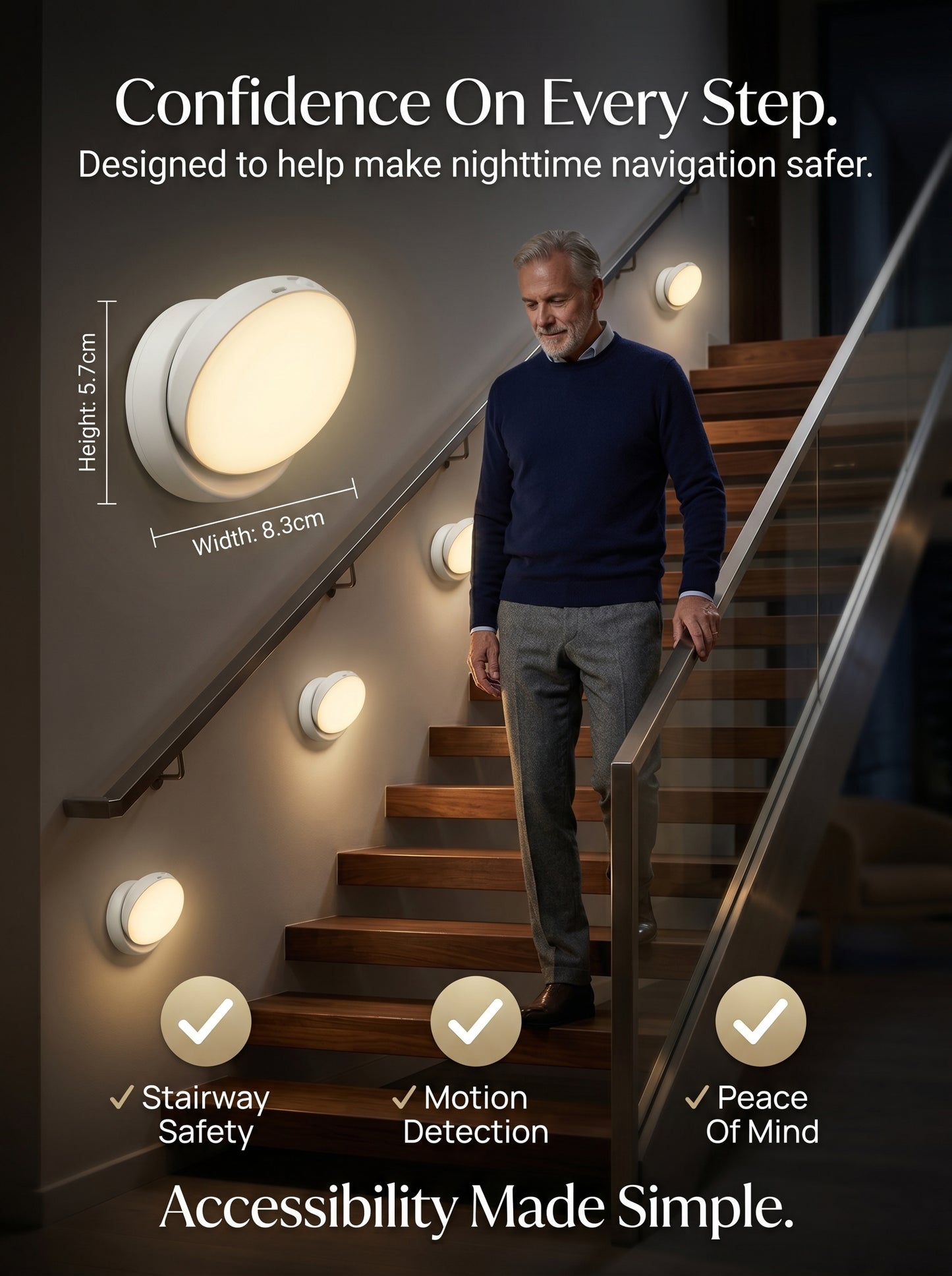 OrbitGlow Motion Light