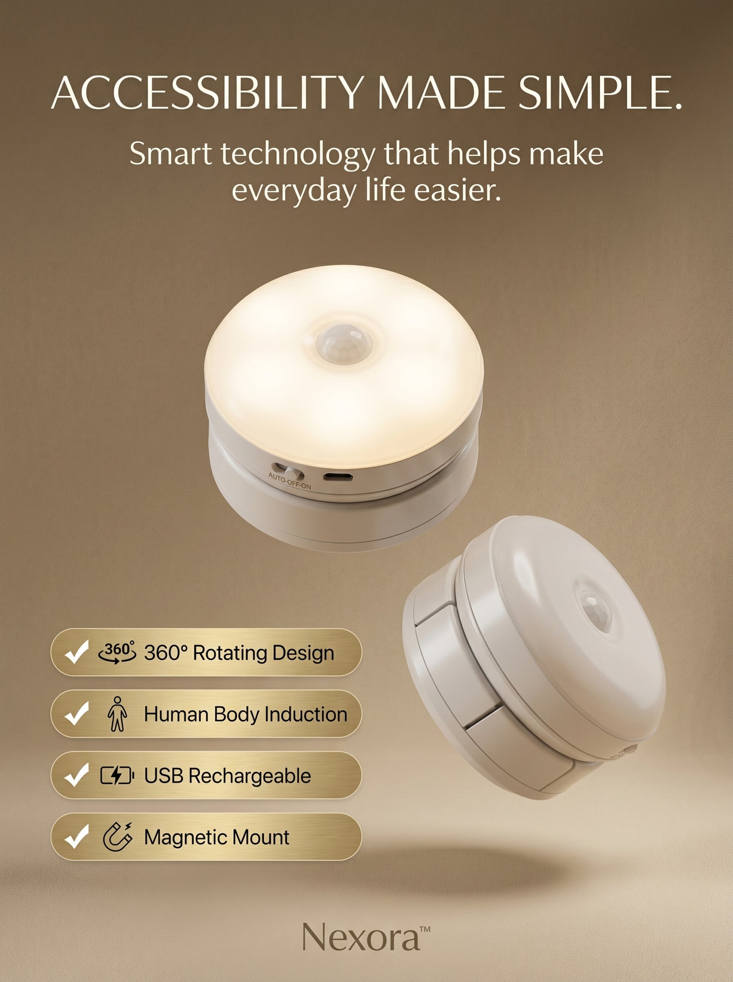 OrbitGlow Motion Light