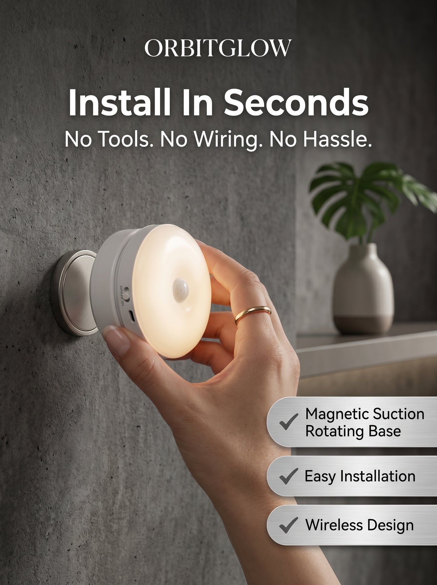 OrbitGlow Motion Light