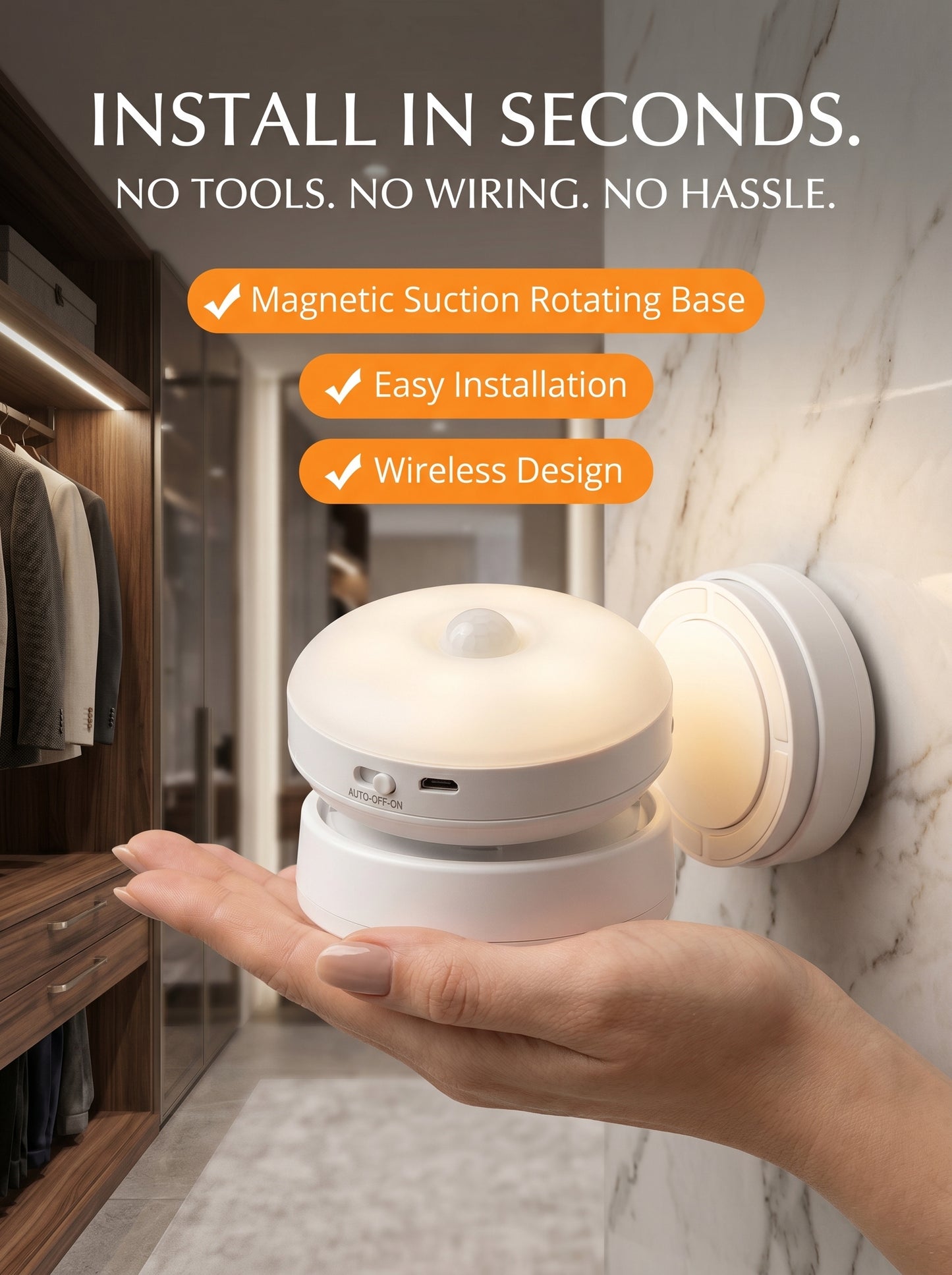 OrbitGlow Motion Light