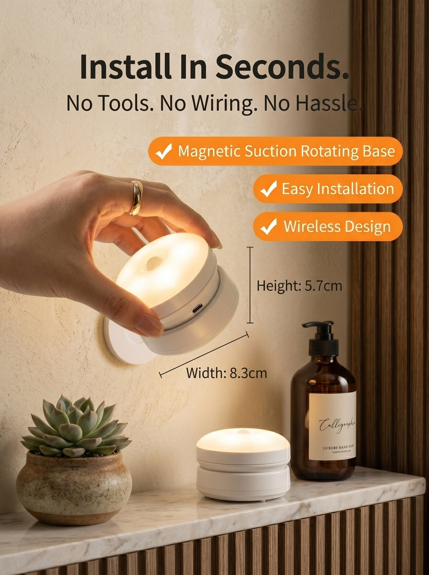 OrbitGlow Motion Light