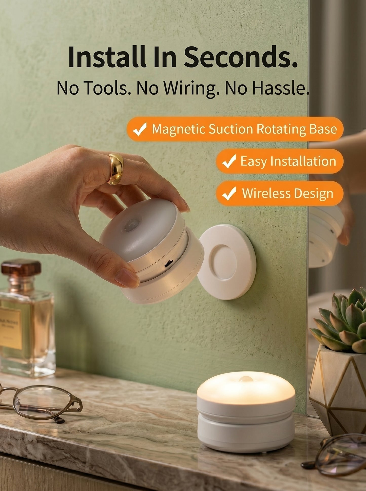OrbitGlow Motion Light