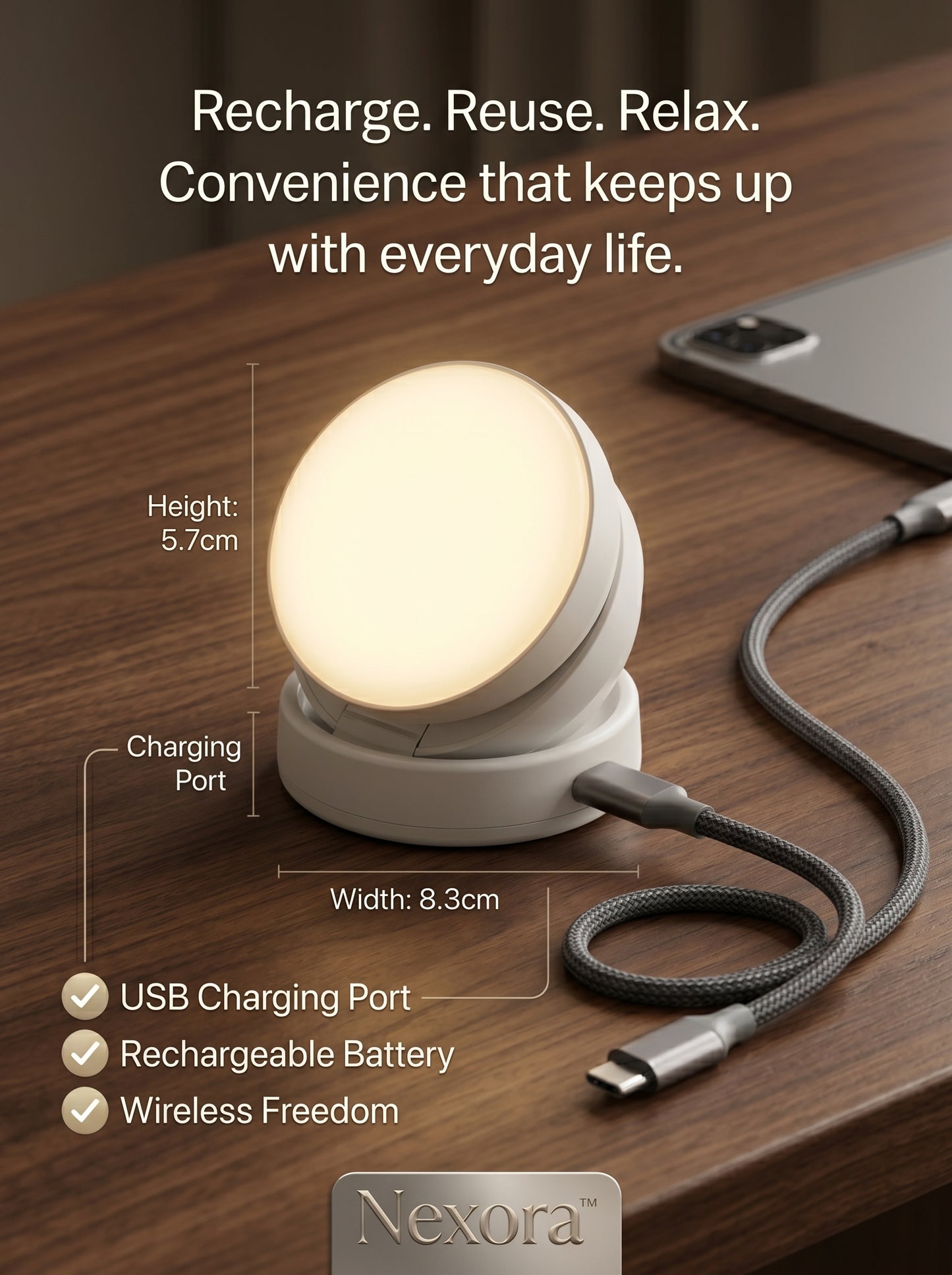 OrbitGlow Motion Light