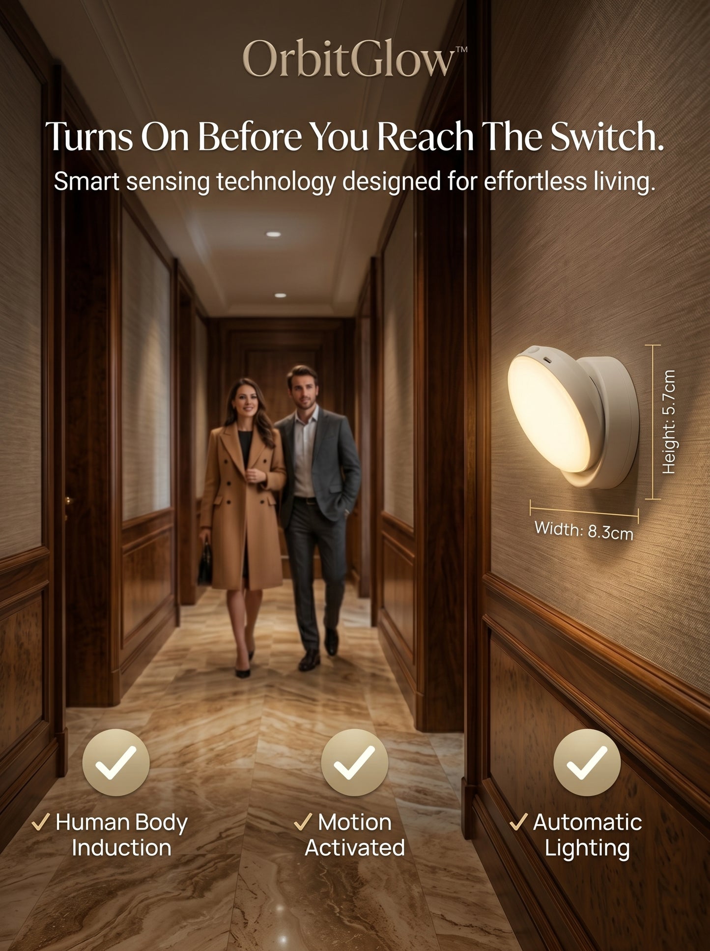 OrbitGlow Motion Light