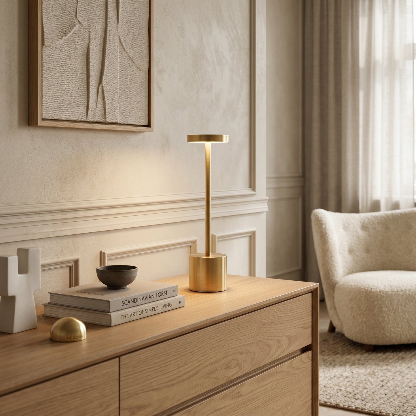 AuraGlow Touch Table Lamp