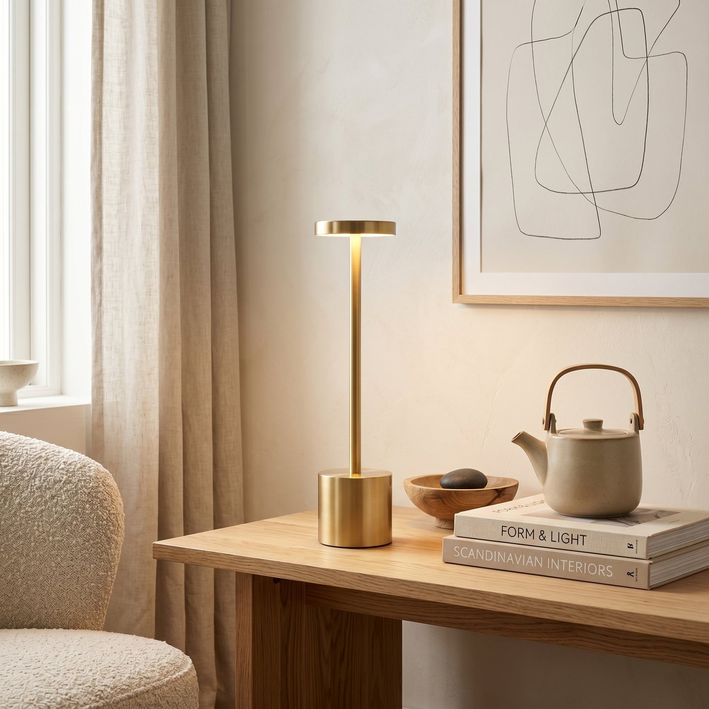AuraGlow Touch Table Lamp