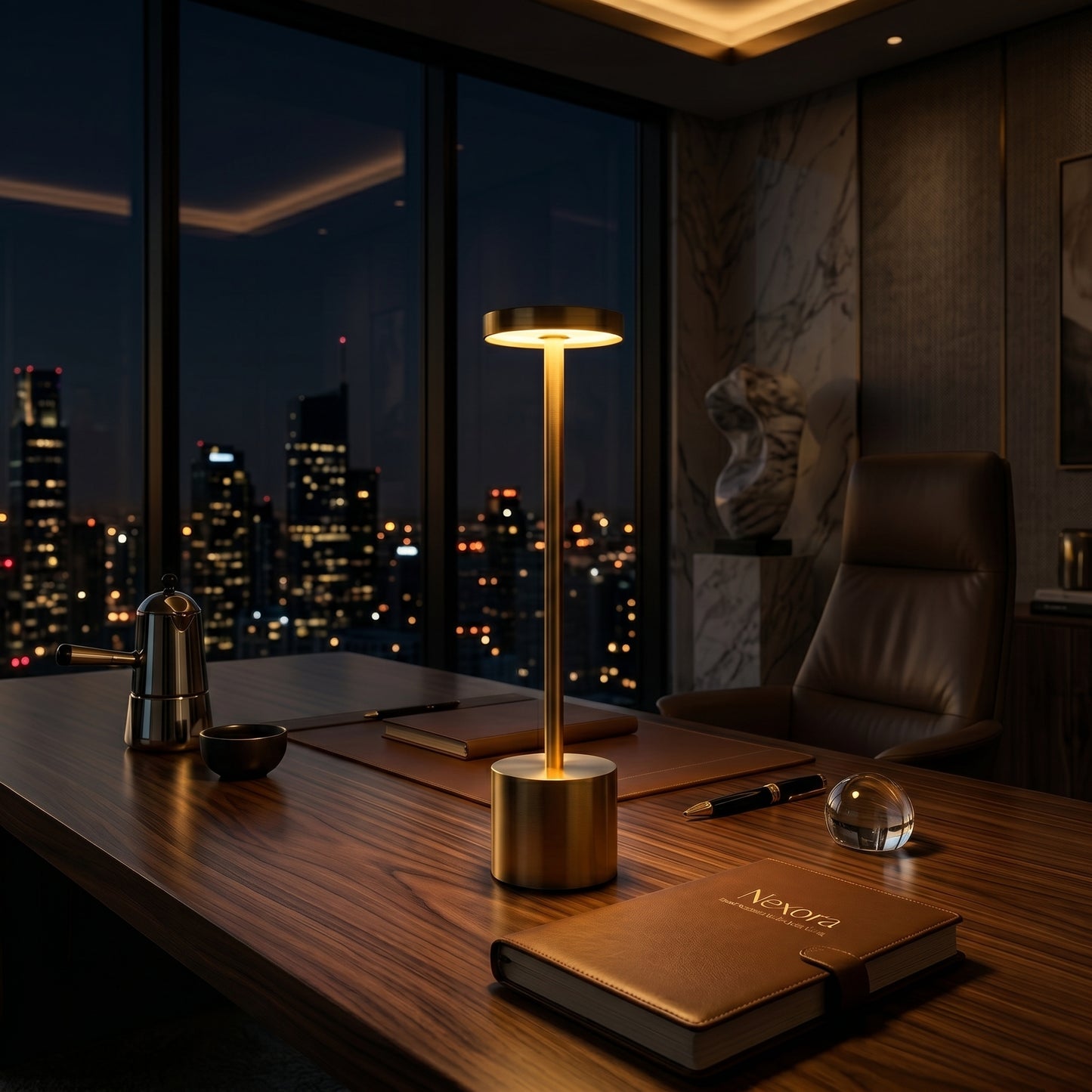 AuraGlow Touch Table Lamp